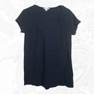 James Perse Navy Blue Short Sleeve T-Shirt